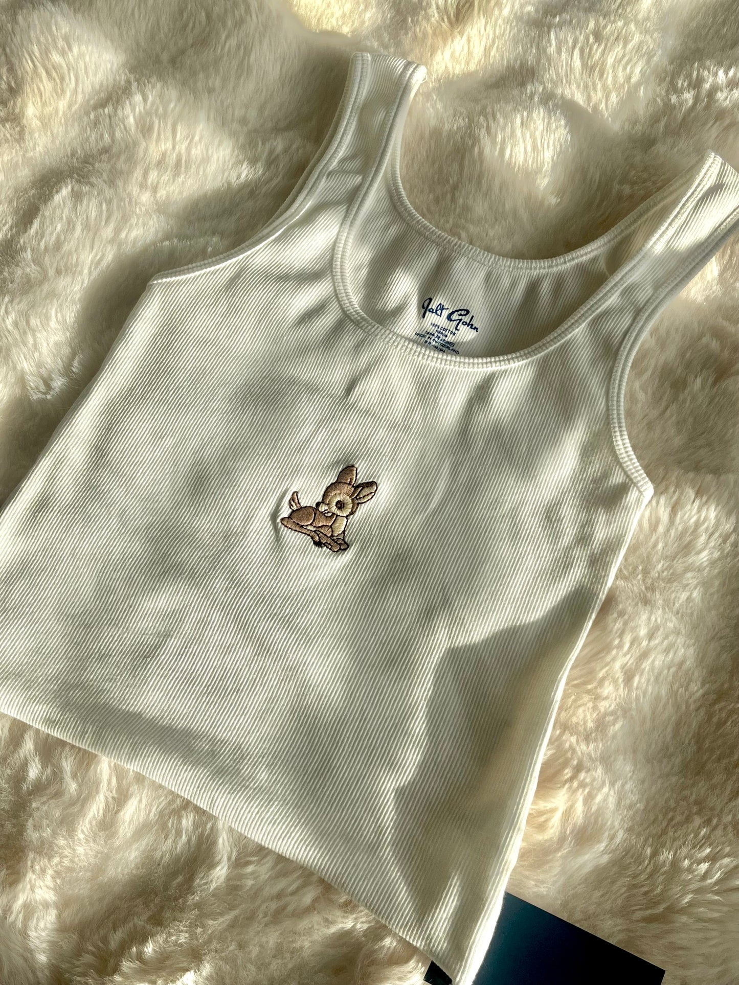 'Sweet Fawn' Cropped Tank Top