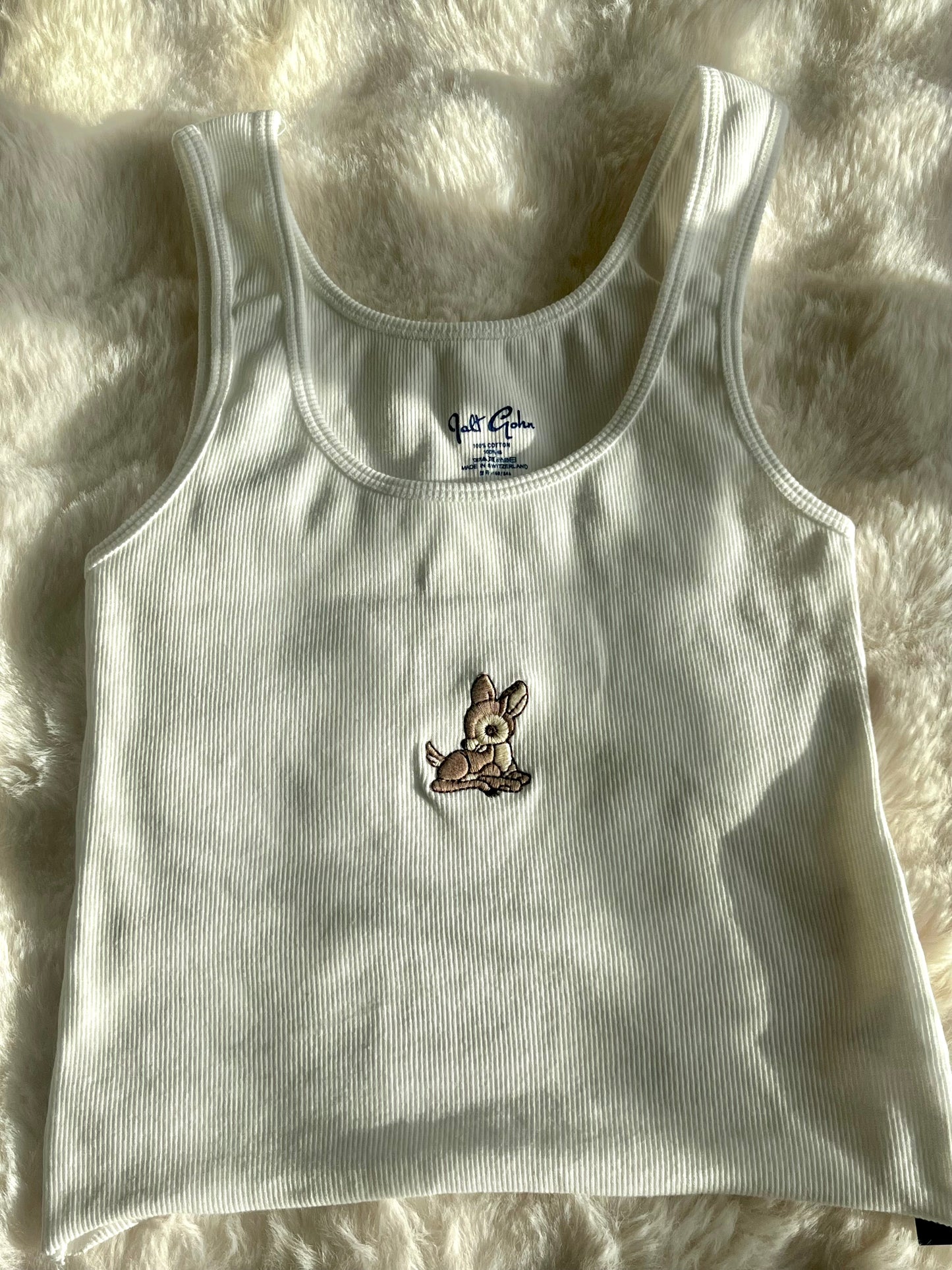 'Sweet Fawn' Cropped Tank Top